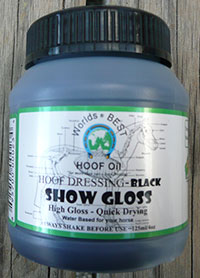 Worlds Best Hoof Oil Show Gloss